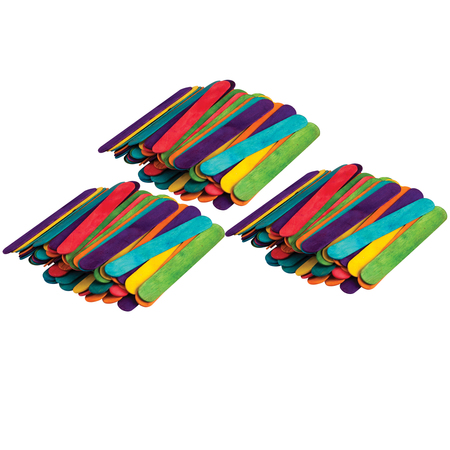 TEACHER CREATED RESOURCES STEM Basics: Multicolor Jumbo Craft Sticks, PK600 TCR20918